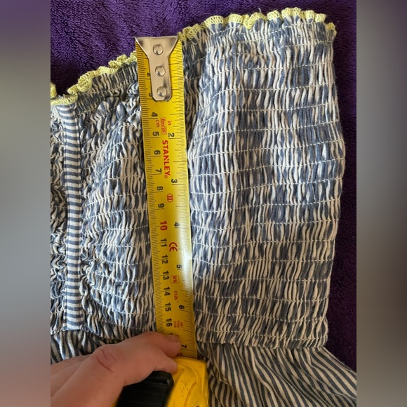 O'Neill size large strapless stripy dress - Picture 2 of 8